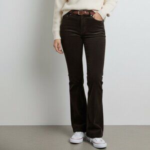 Vintage Silver‎ Tab Levi's Fitted Flare Corduroy Pants Womens 28/32 Multi Color